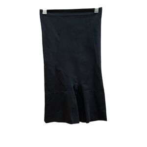Spanx High Waisted Mid Thigh Shorts Womens Size M Black Shapewear Slimming
